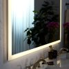 Oxygen Starlight 3-0604-15 Lighted LED Mirror 48 Inch x 48 Inch Square  - Black - Image 13