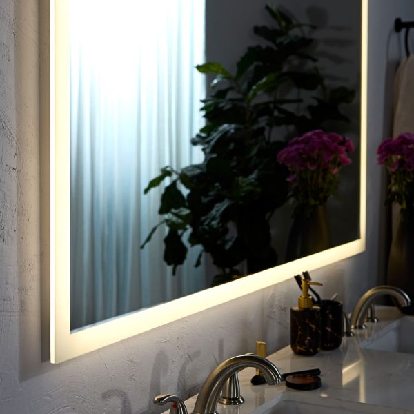 Oxygen Starlight 3-0604-15 Lighted LED Mirror 48 Inch x 48 Inch Square  - Black - Image 13