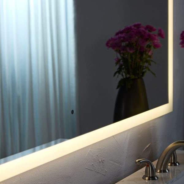 Oxygen Starlight 3-0604-15 Lighted LED Mirror 48 Inch x 48 Inch Square  - Black - Image 12
