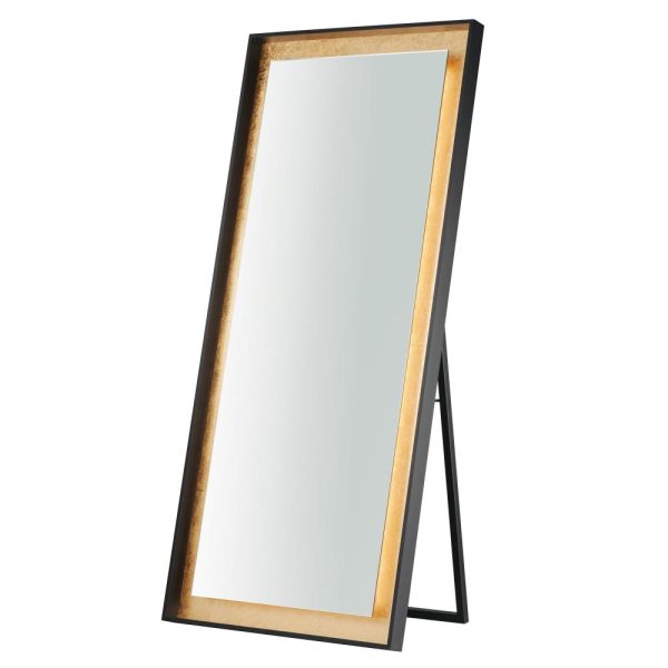 ET2 FLOATING E42046-GLBK LED Mirror - Gold Leaf Black
