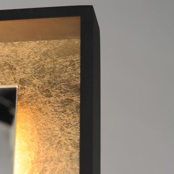 ET2 FLOATING E42046-GLBK LED Mirror - Gold Leaf Black - Image 3