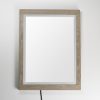 ET2 SAWYER E42052-OK LED Mirror - Oak - Image 2
