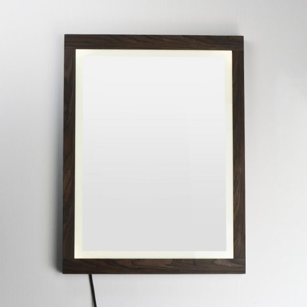 ET2 SAWYER E42052-WN LED Mirror - Walnut - Image 2
