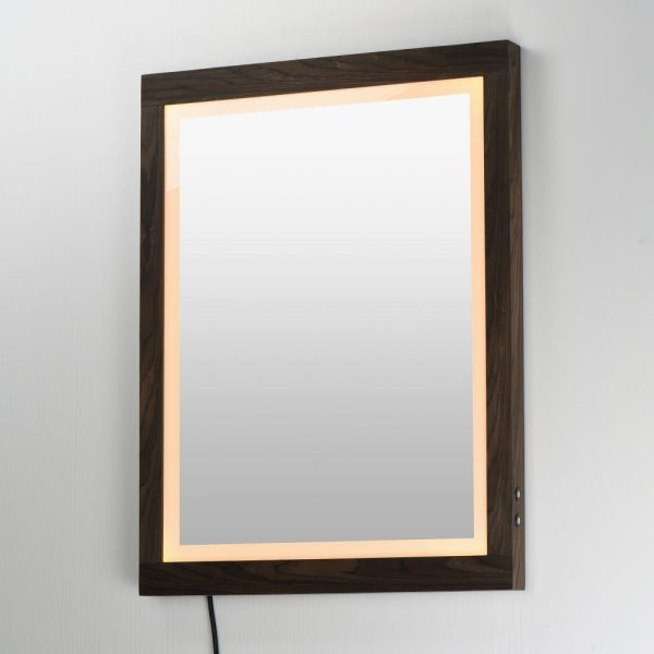 ET2 SAWYER E42052-WN LED Mirror - Walnut - Image 3