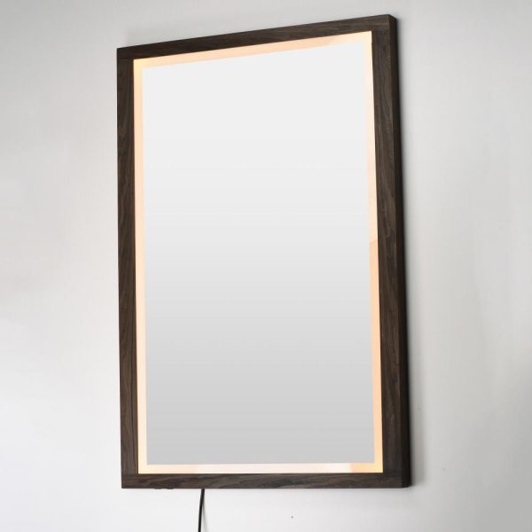 ET2 SAWYER E42054-WN LED Mirror - Walnut - Image 3