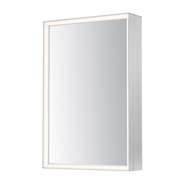 ET2 BEVEL E42065-SN LED Mirror - Satin Nickel