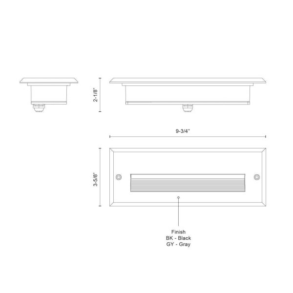 Kuzco Lighting Inc. NEWPORT ER72410-GY Landscape Lighting - Gray - Image 2