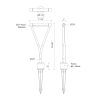 Kuzco Lighting Inc. MARO EG25714-BK Landscape Lighting Traditional - Black - Image 2