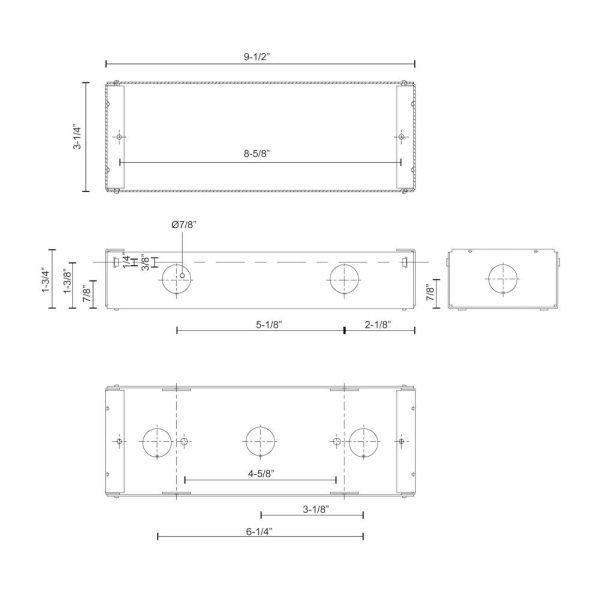 Kuzco Lighting Inc. NEWPORT ER7110-MBOX Landscape Lighting Transitional - Dry Rated - Image 2